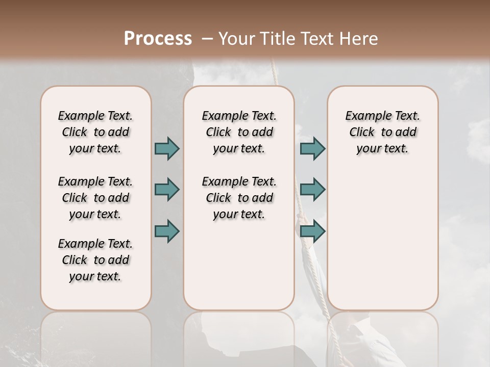 Activity Athletic Climb PowerPoint Template