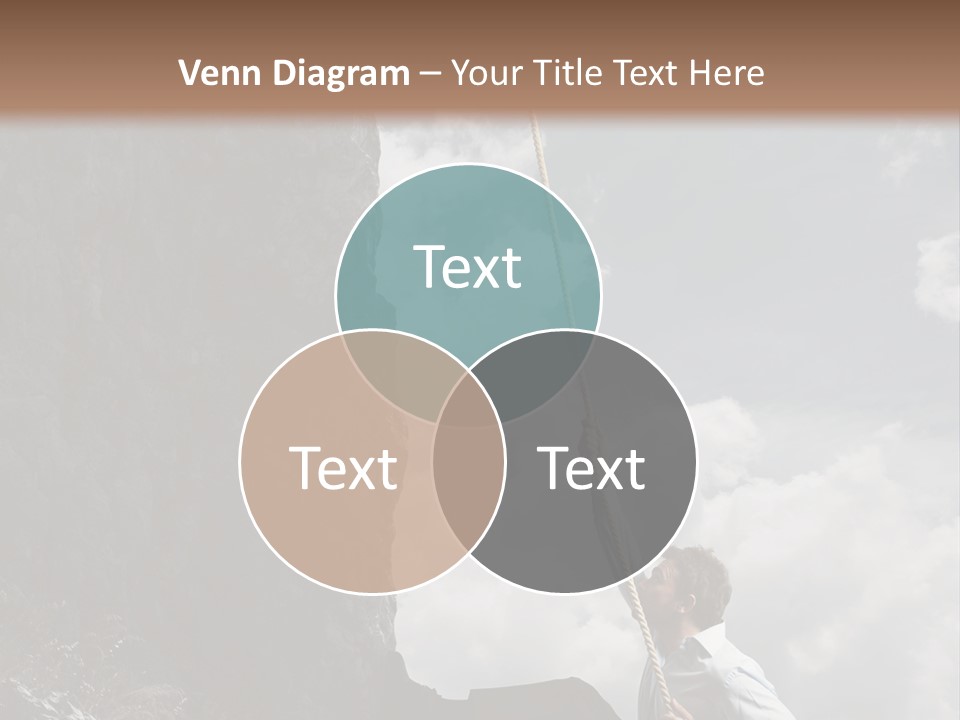 Activity Athletic Climb PowerPoint Template