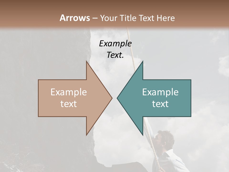 Activity Athletic Climb PowerPoint Template