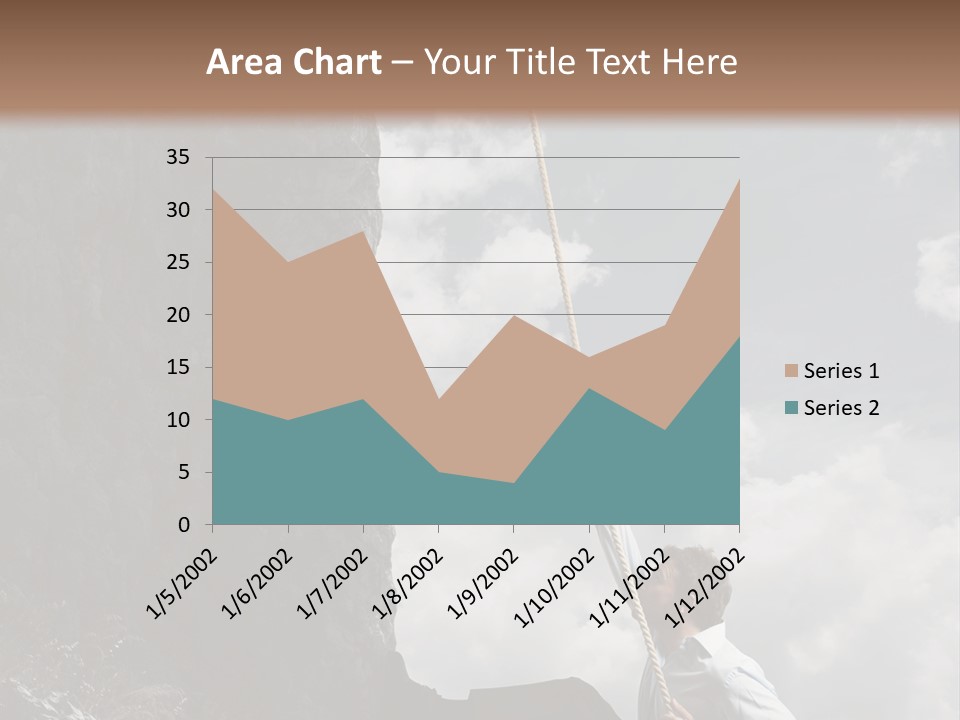 Activity Athletic Climb PowerPoint Template