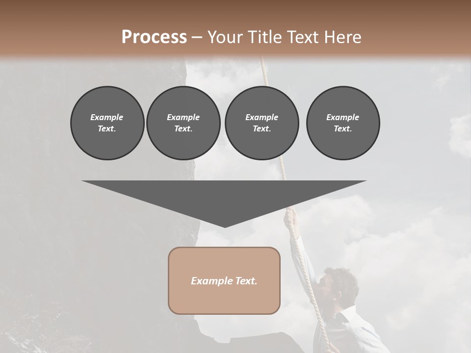 Activity Athletic Climb PowerPoint Template