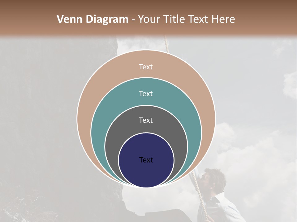 Activity Athletic Climb PowerPoint Template