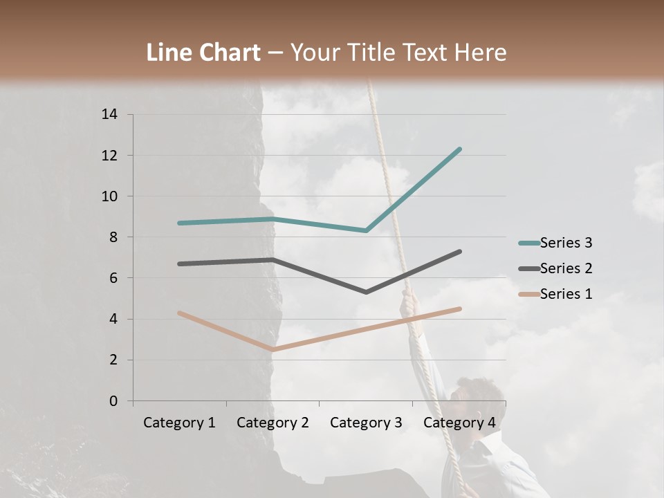 Activity Athletic Climb PowerPoint Template