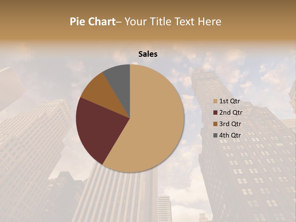 Skyscraper Shape Steel PowerPoint Template