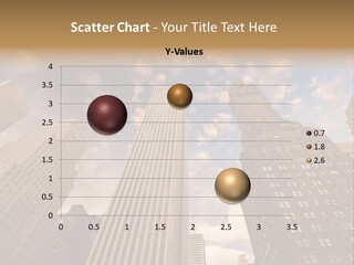 Skyscraper Shape Steel PowerPoint Template