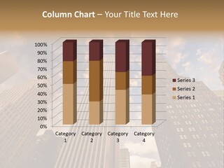 Skyscraper Shape Steel PowerPoint Template