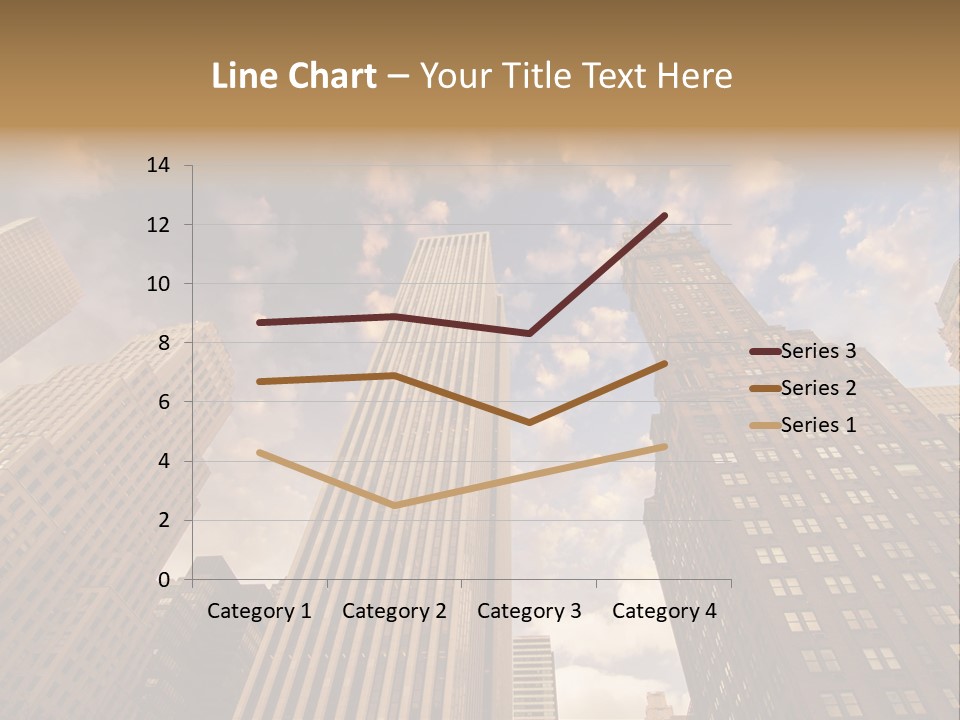 Skyscraper Shape Steel PowerPoint Template