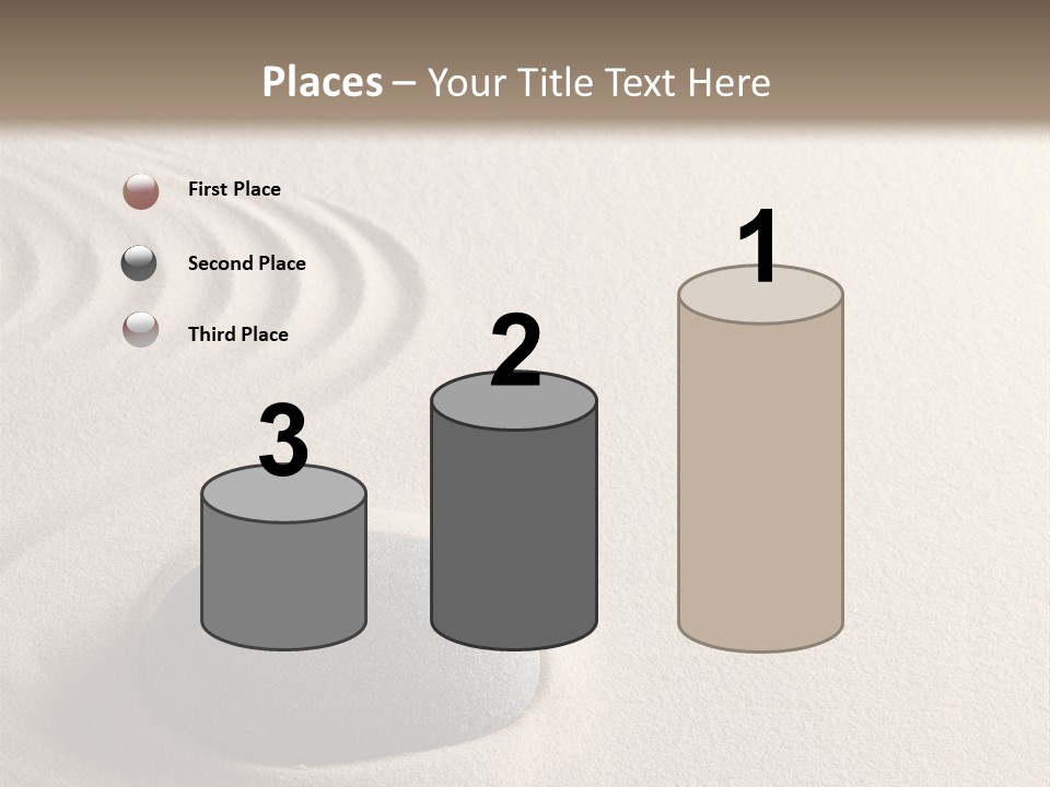 Single Purity Rock PowerPoint Template