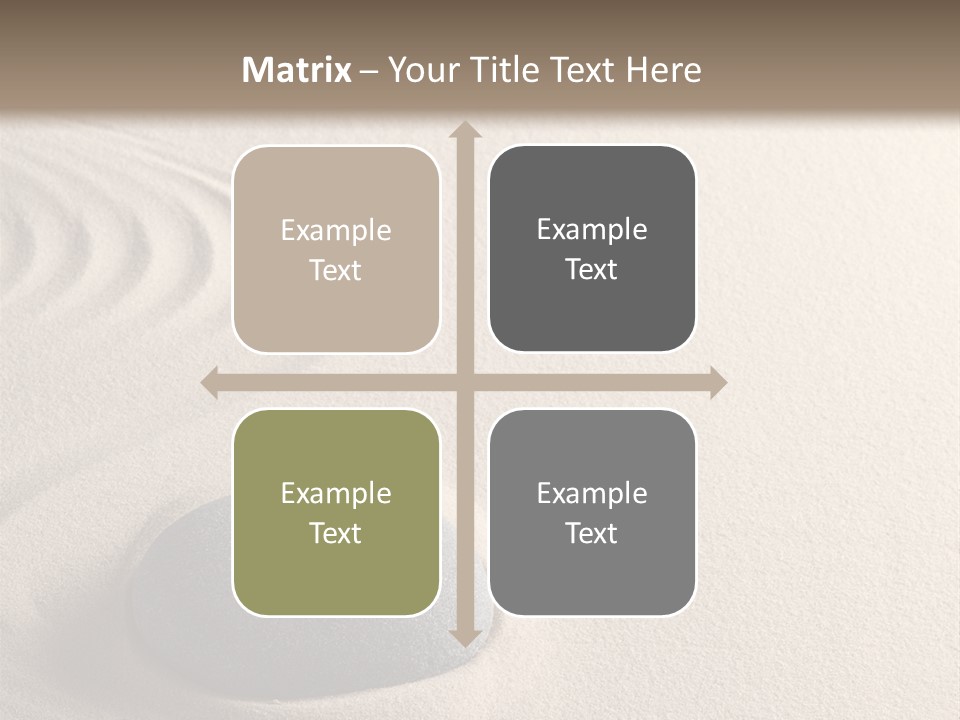 Single Purity Rock PowerPoint Template