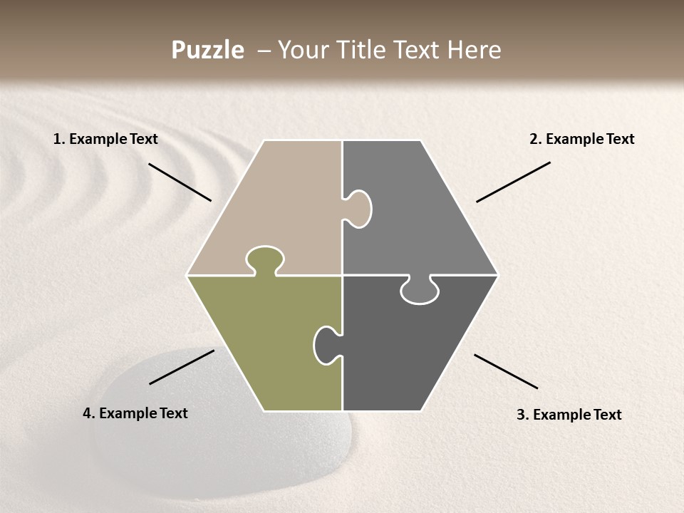 Single Purity Rock PowerPoint Template