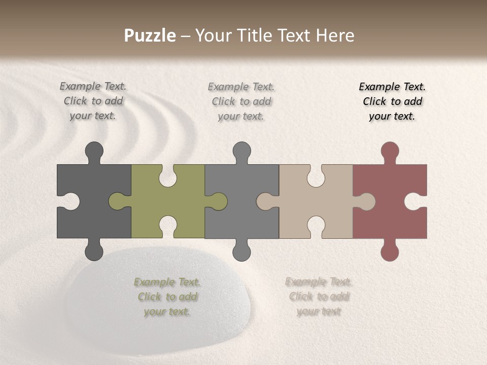 Single Purity Rock PowerPoint Template