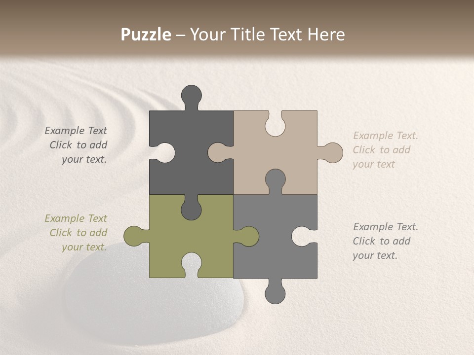 Single Purity Rock PowerPoint Template