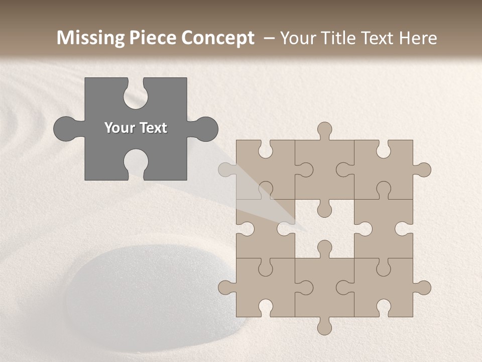 Single Purity Rock PowerPoint Template