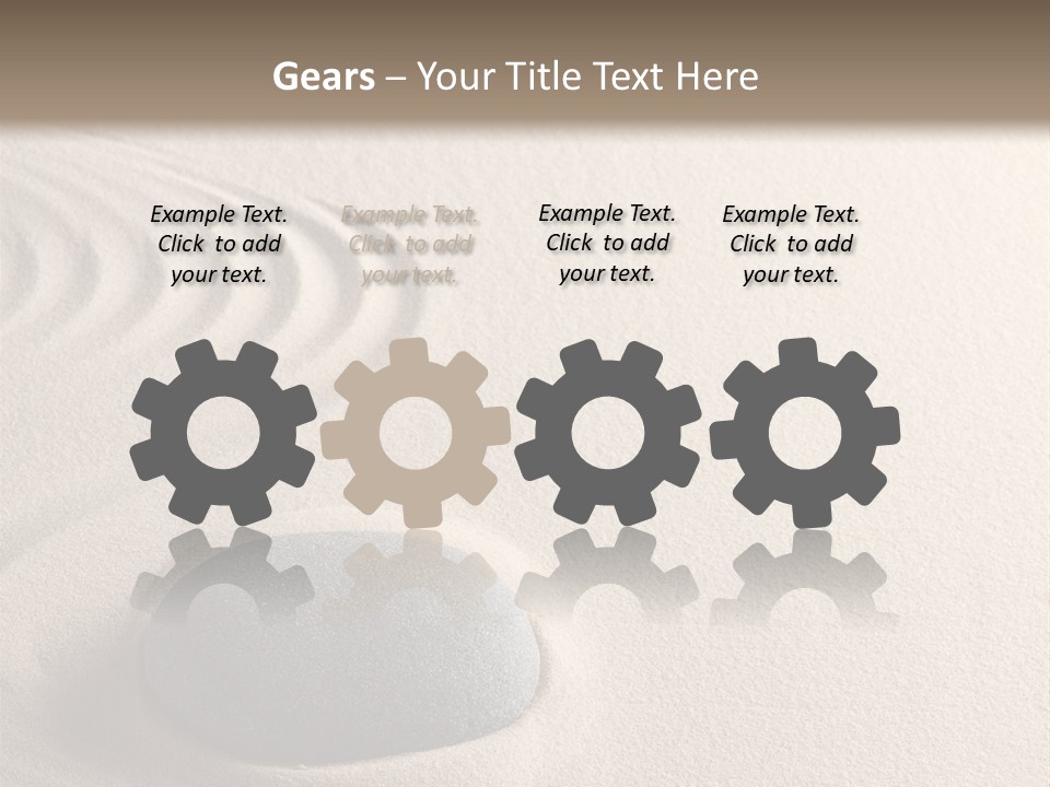 Single Purity Rock PowerPoint Template