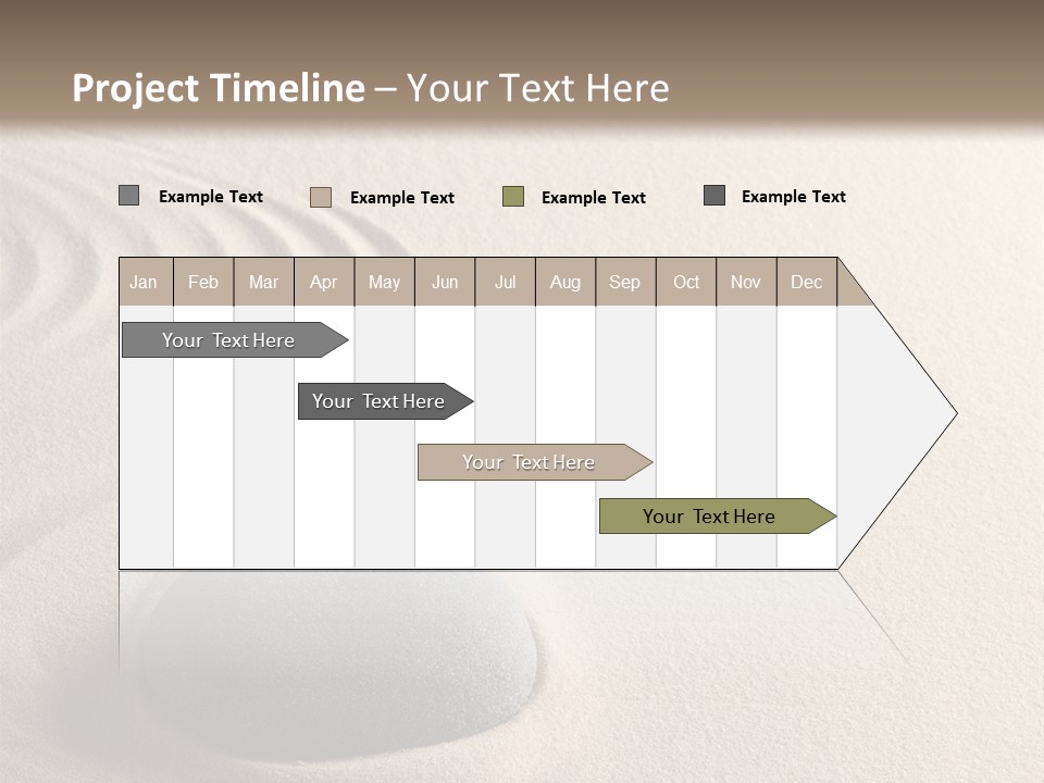 Single Purity Rock PowerPoint Template