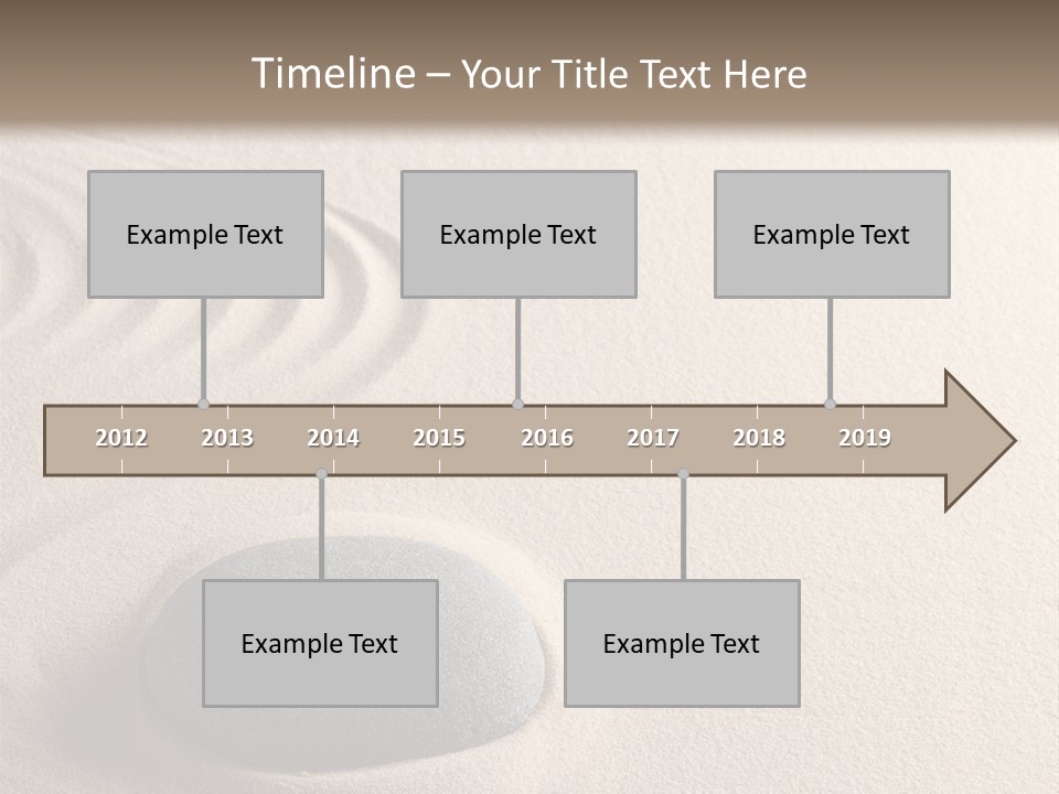 Single Purity Rock PowerPoint Template