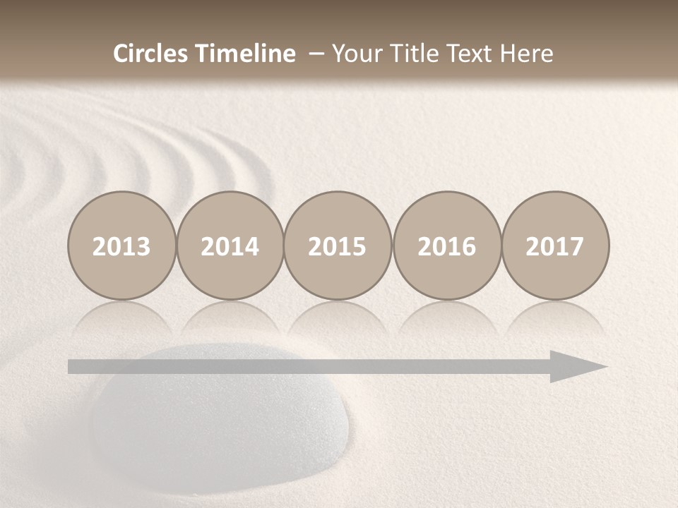 Single Purity Rock PowerPoint Template