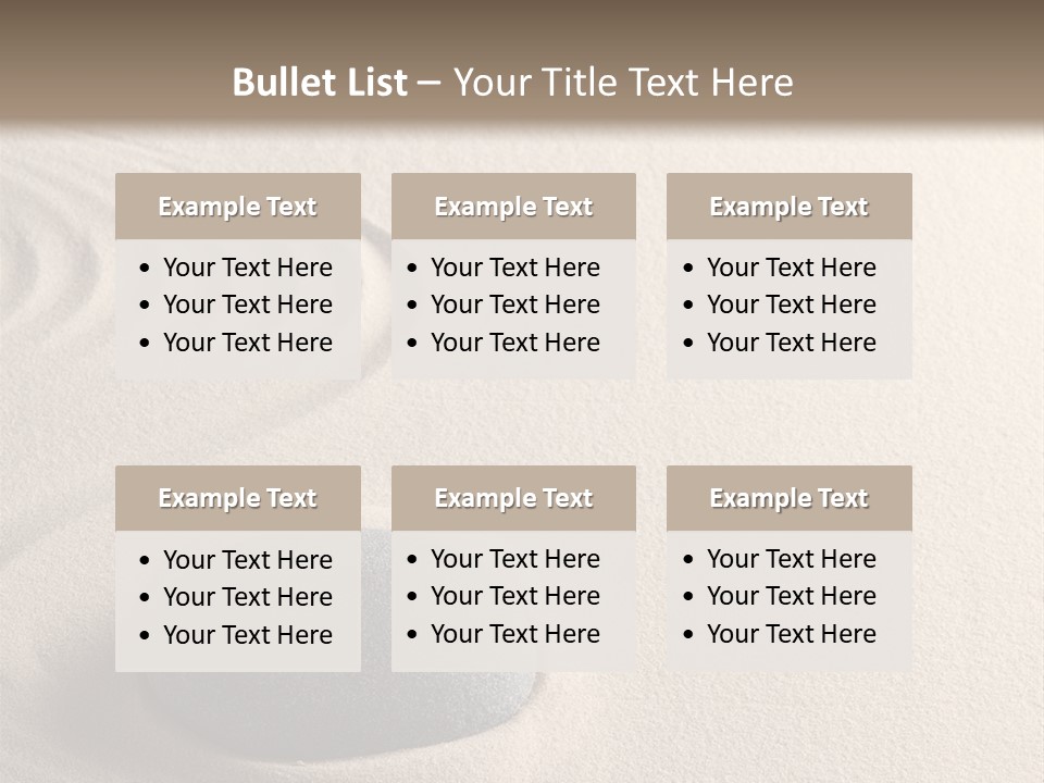 Single Purity Rock PowerPoint Template