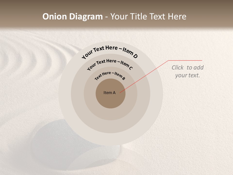 Single Purity Rock PowerPoint Template