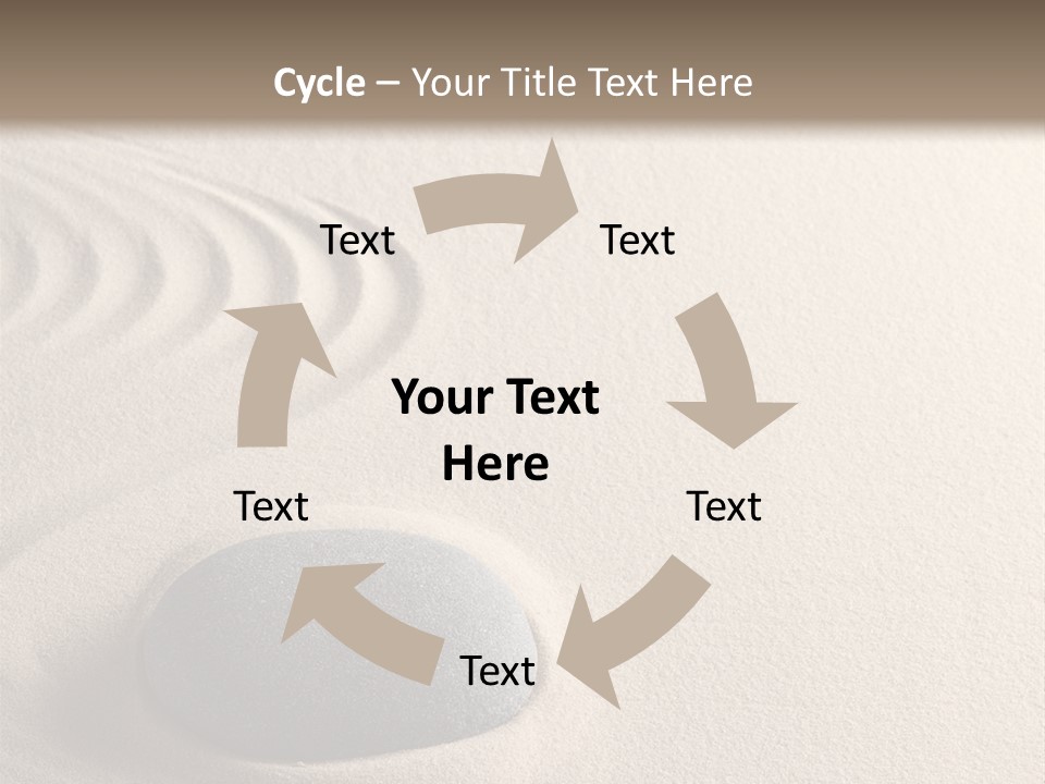 Single Purity Rock PowerPoint Template
