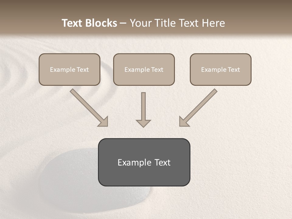 Single Purity Rock PowerPoint Template