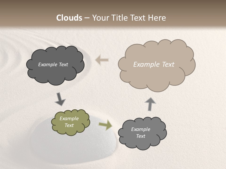 Single Purity Rock PowerPoint Template