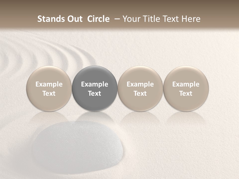 Single Purity Rock PowerPoint Template