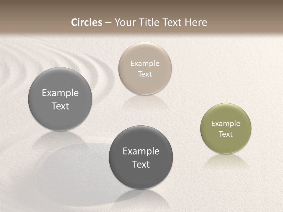 Single Purity Rock PowerPoint Template