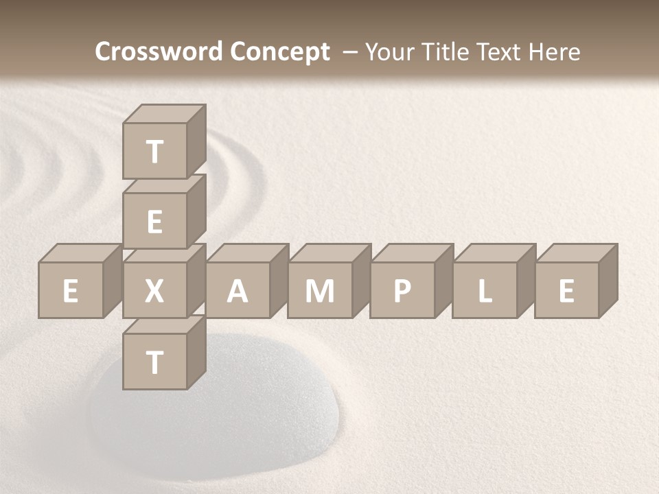 Single Purity Rock PowerPoint Template