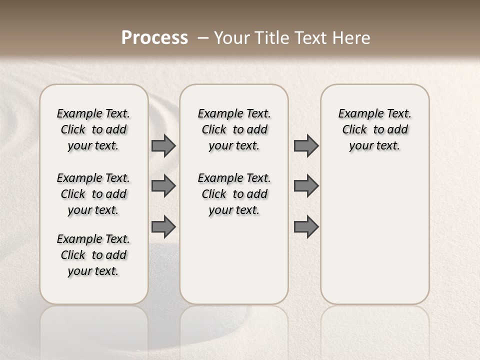 Single Purity Rock PowerPoint Template