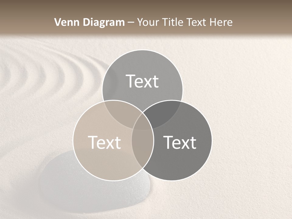 Single Purity Rock PowerPoint Template