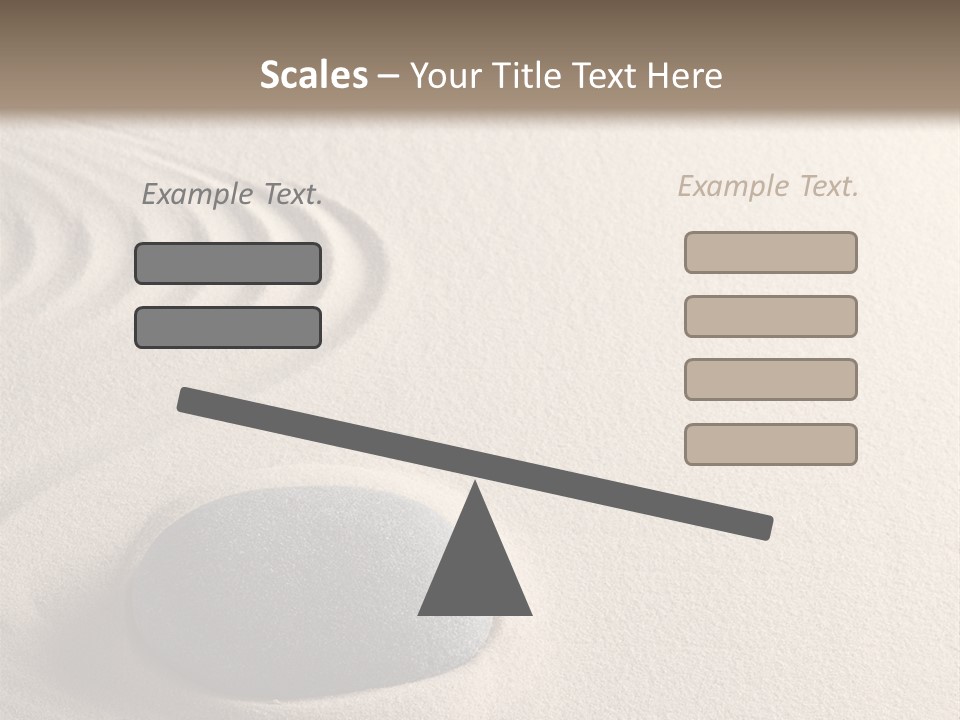 Single Purity Rock PowerPoint Template