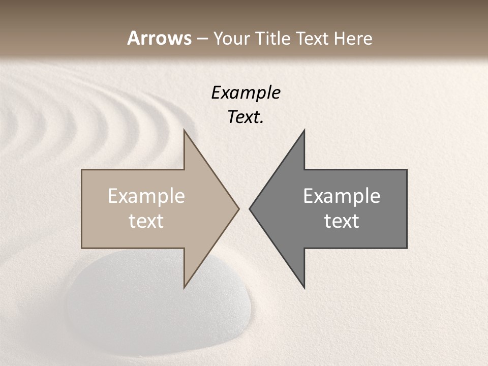 Single Purity Rock PowerPoint Template