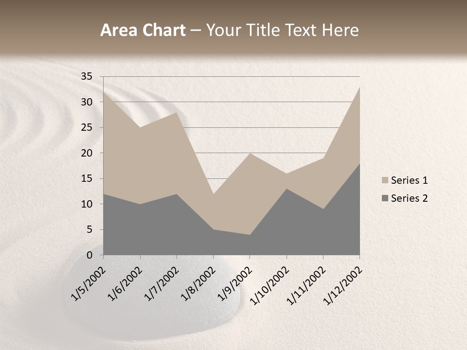 Single Purity Rock PowerPoint Template