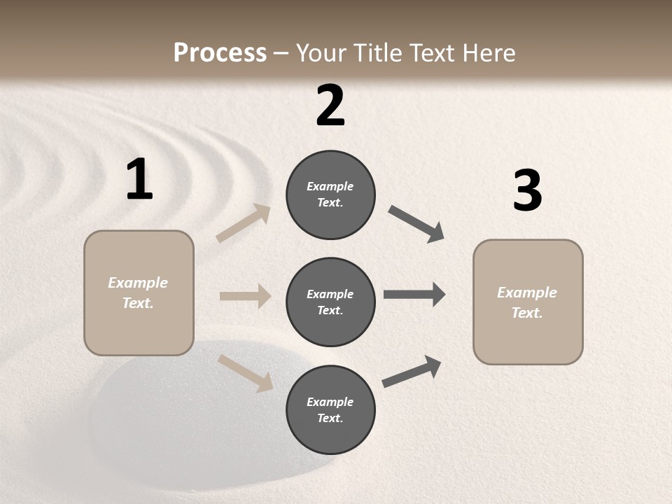 Single Purity Rock PowerPoint Template