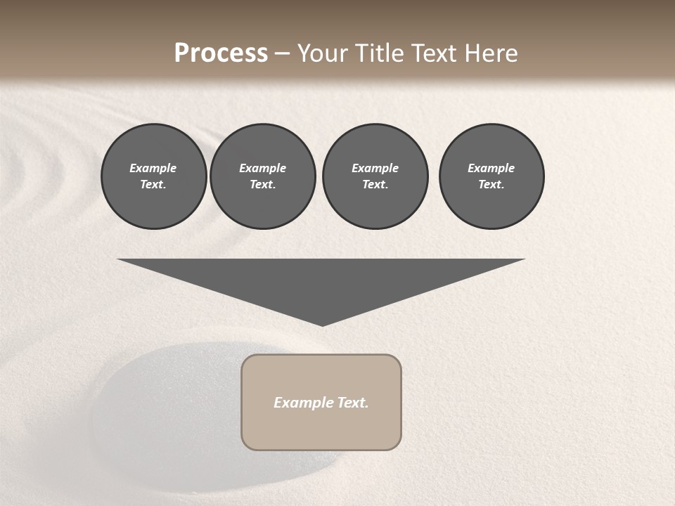 Single Purity Rock PowerPoint Template