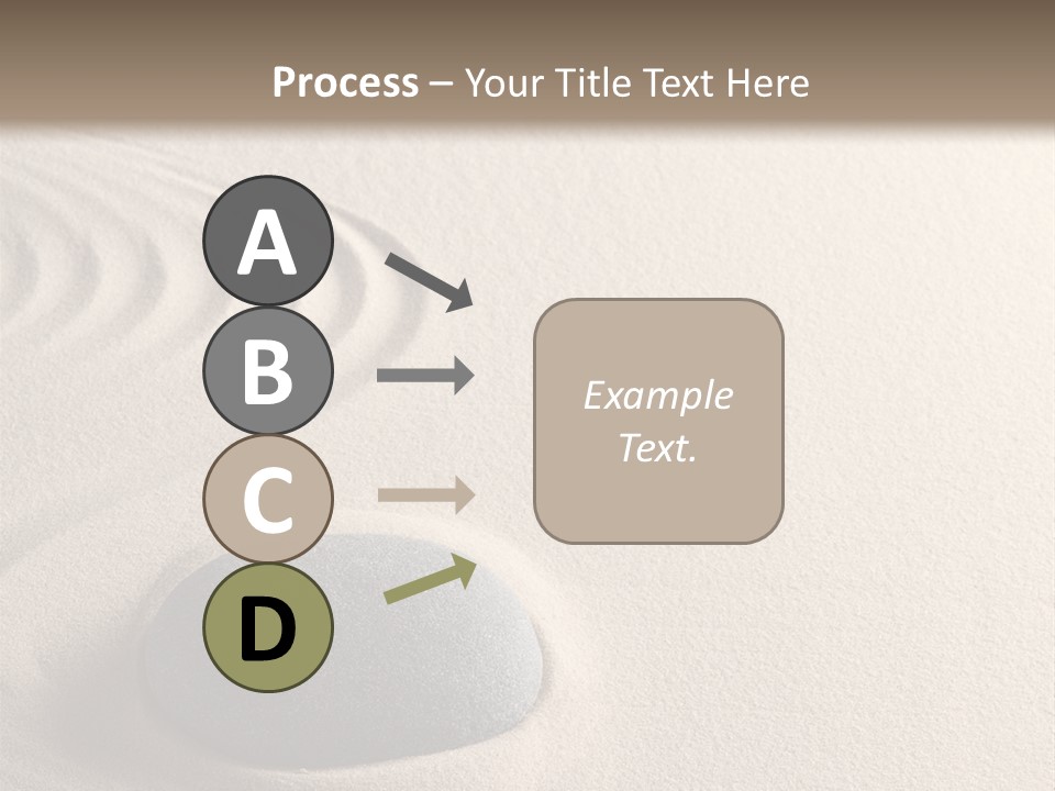 Single Purity Rock PowerPoint Template
