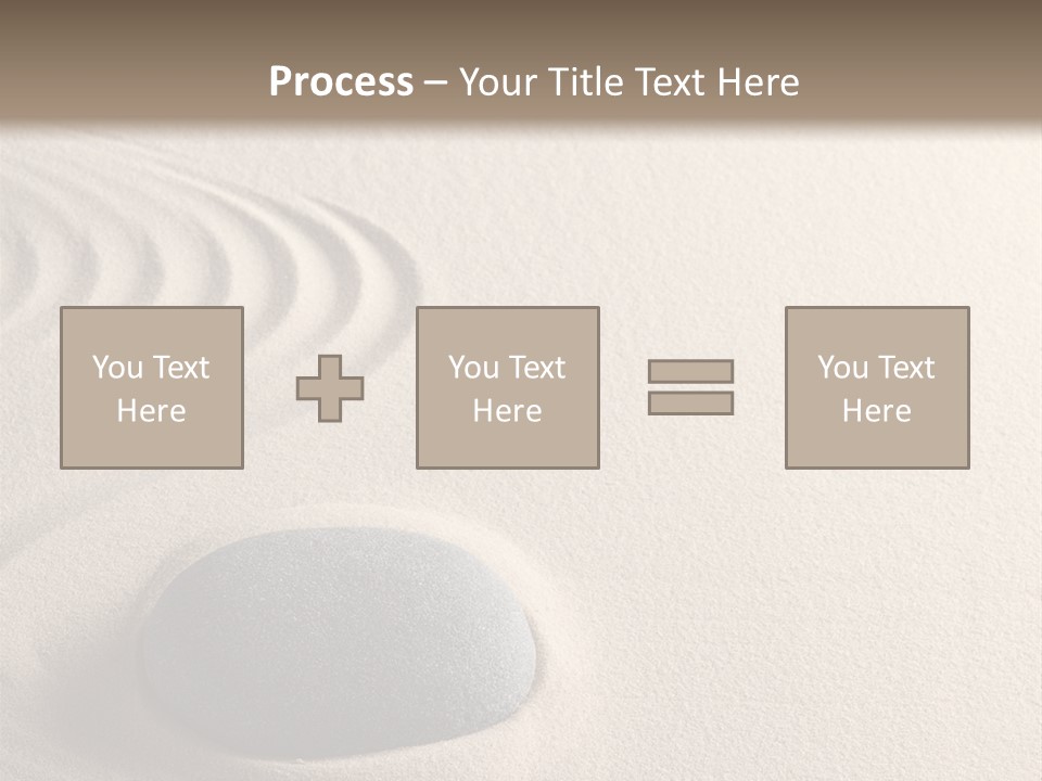 Single Purity Rock PowerPoint Template