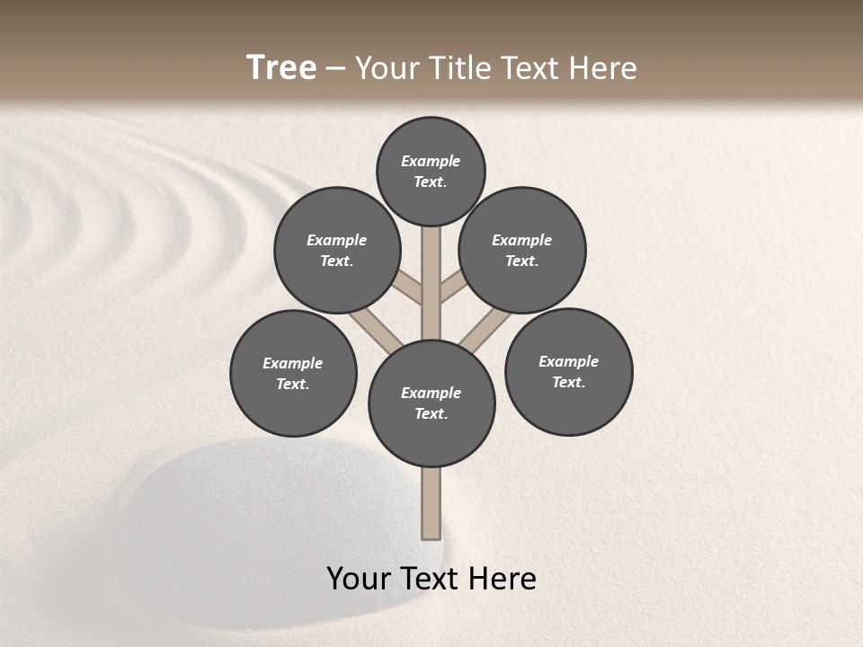 Single Purity Rock PowerPoint Template