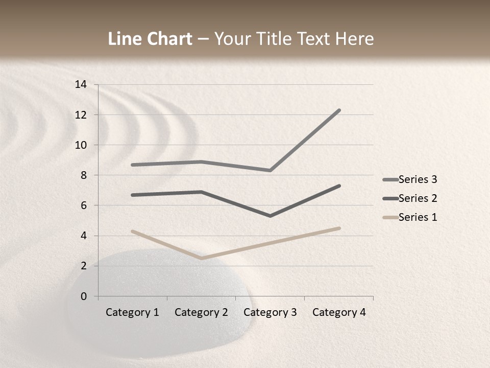 Single Purity Rock PowerPoint Template
