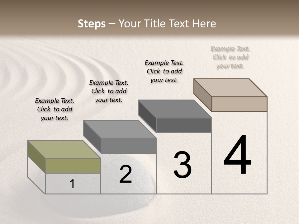 Single Purity Rock PowerPoint Template