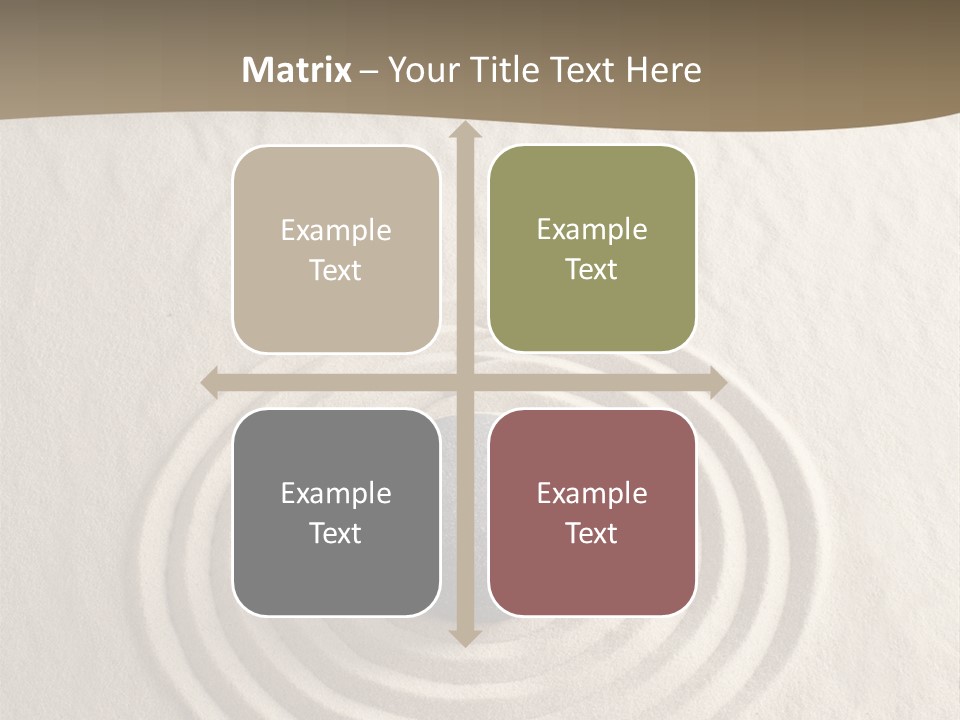 Stone Tranquil Curve PowerPoint Template