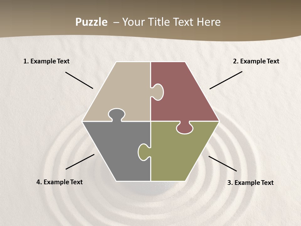 Stone Tranquil Curve PowerPoint Template