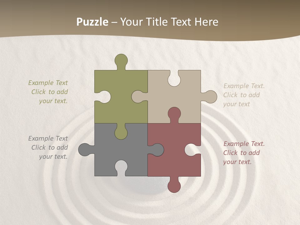 Stone Tranquil Curve PowerPoint Template