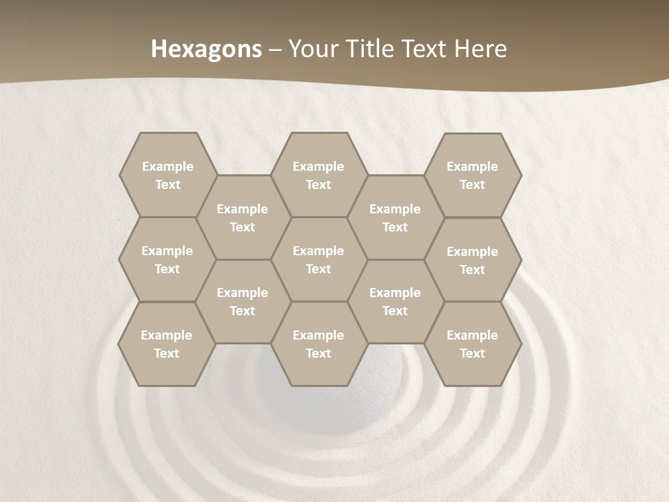 Stone Tranquil Curve PowerPoint Template
