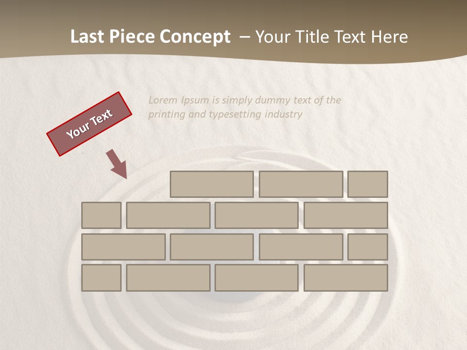 Stone Tranquil Curve PowerPoint Template