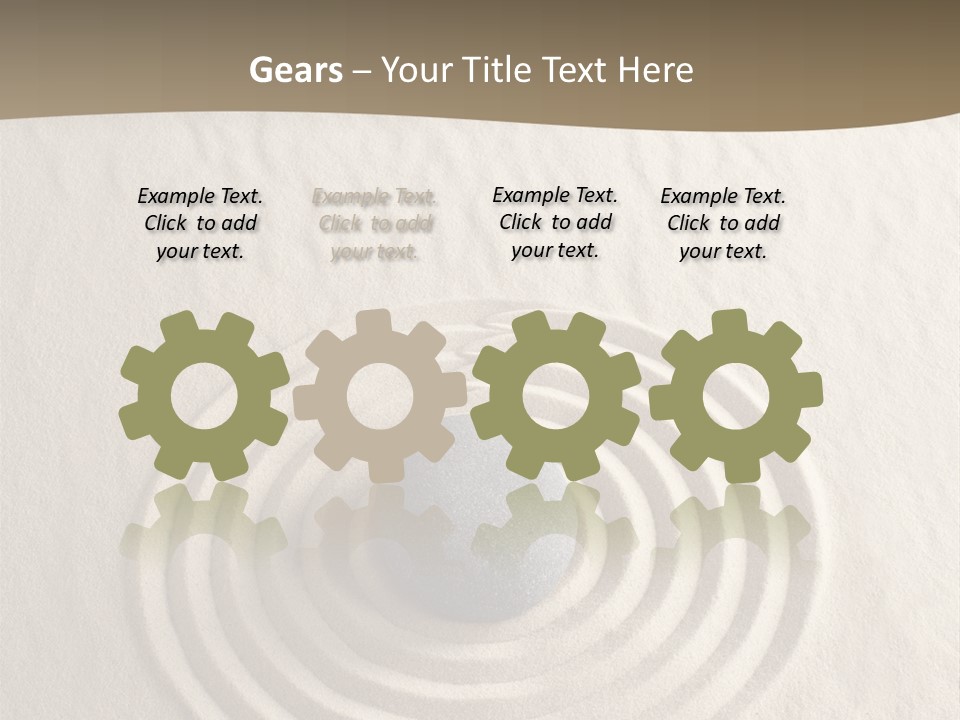 Stone Tranquil Curve PowerPoint Template