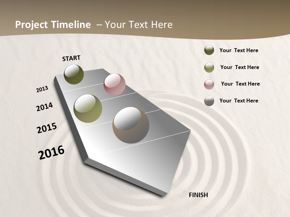 Stone Tranquil Curve PowerPoint Template