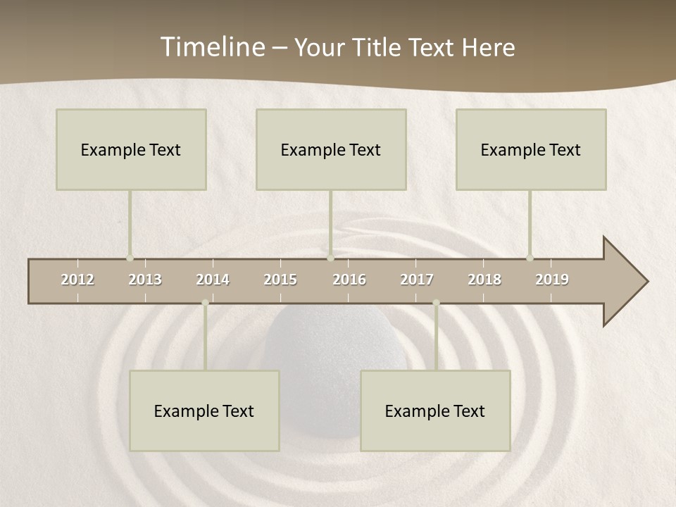 Stone Tranquil Curve PowerPoint Template