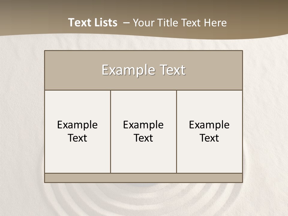 Stone Tranquil Curve PowerPoint Template